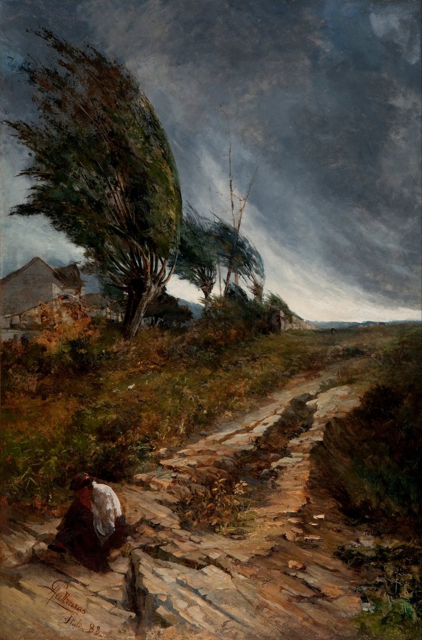 De Storm door Antonio Parreiras
