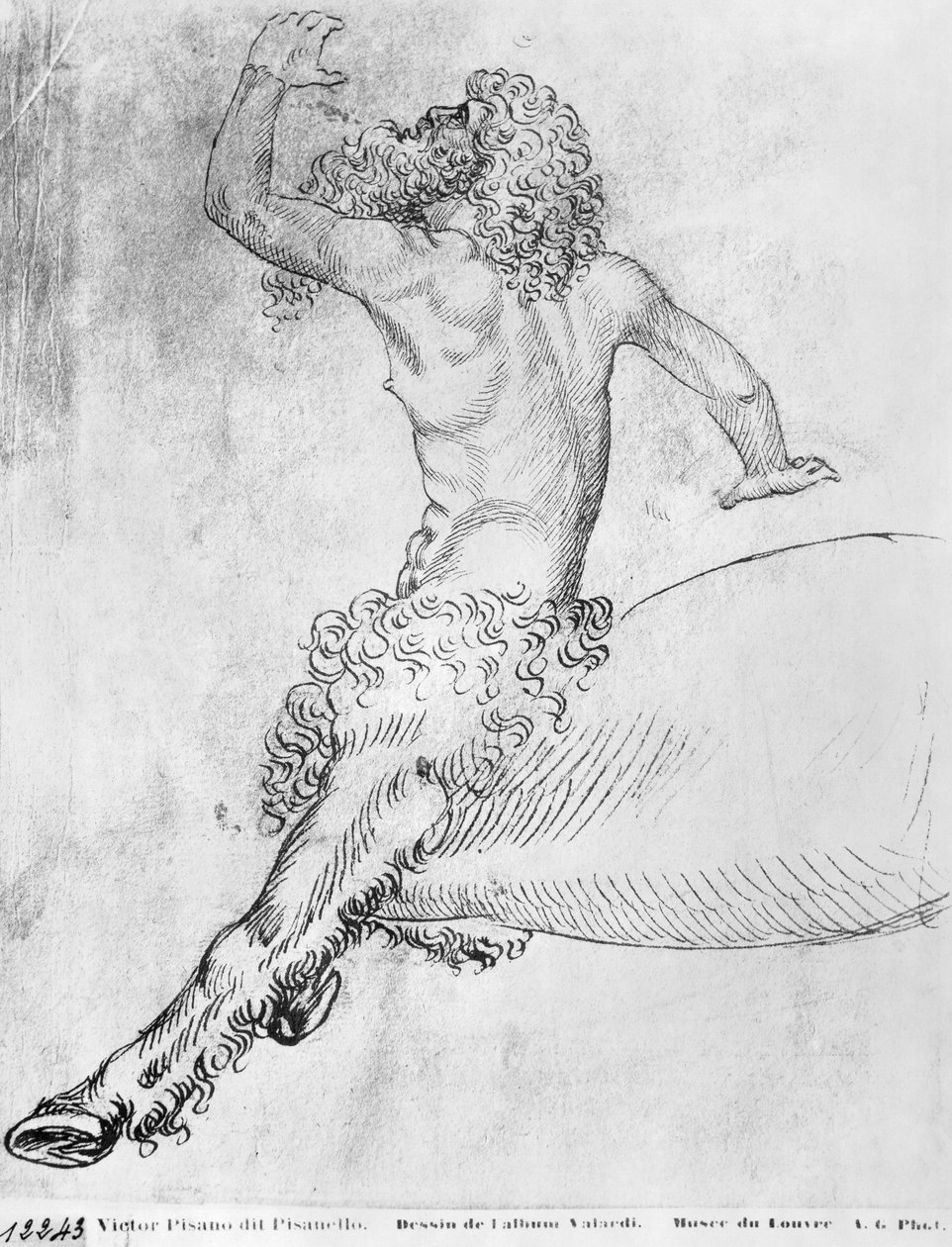 Centaur, uit het Vallardi-album door Antonio Pisanello
