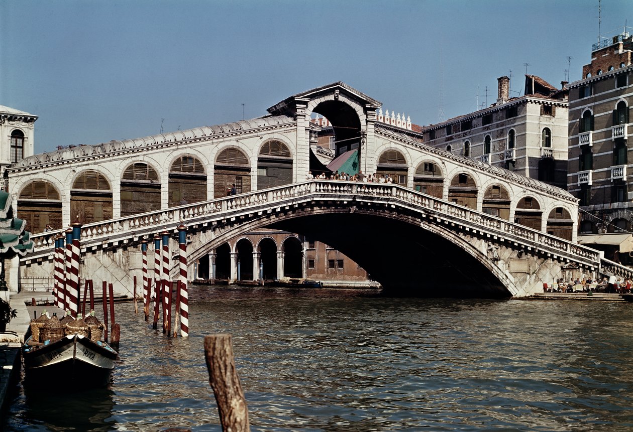 Rialtobrug, begonnen in 1588 door Antonio da Ponte