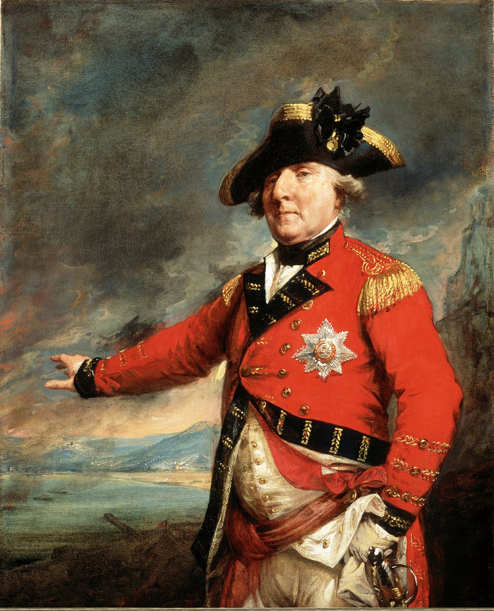 Generaal George Augustus Eliott (later 1e Baron Heathfield) door Antonio (attr.to) Poggi