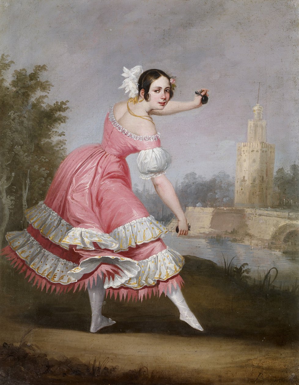 Een bolero danser door Antonio Cabral Bejarano