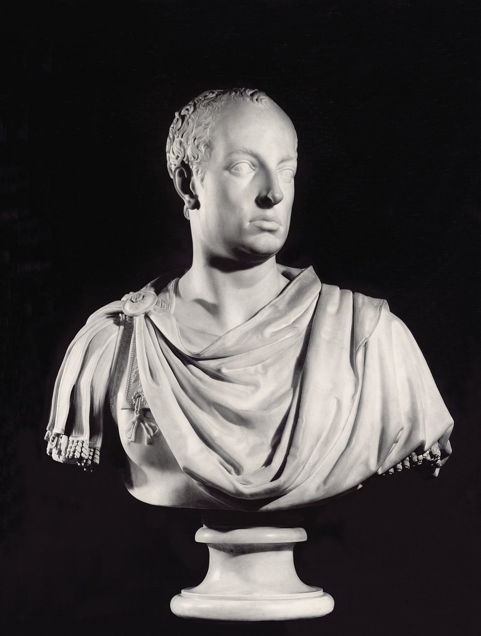 Portret van de Heilige Roomse Keizer Frans I (1708-65) (marmer) door Antonio Canova