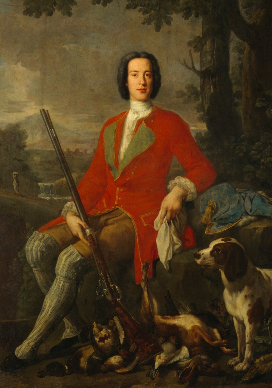 William Howard, burggraaf Andover, ca. 1735 door Antonio David
