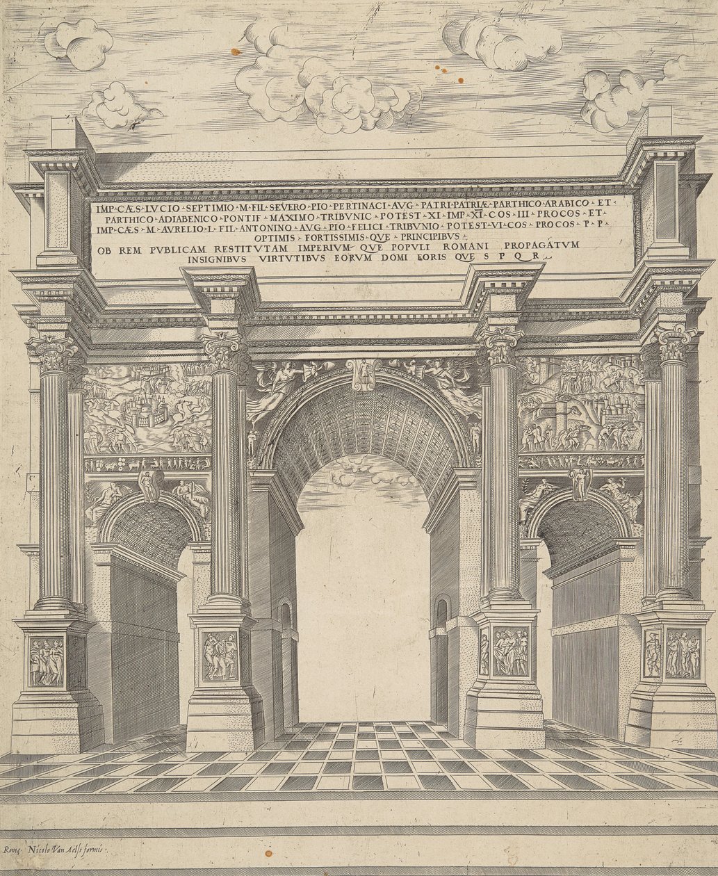 Speculum Romanae Magnificentiae door Antonio Lafreri