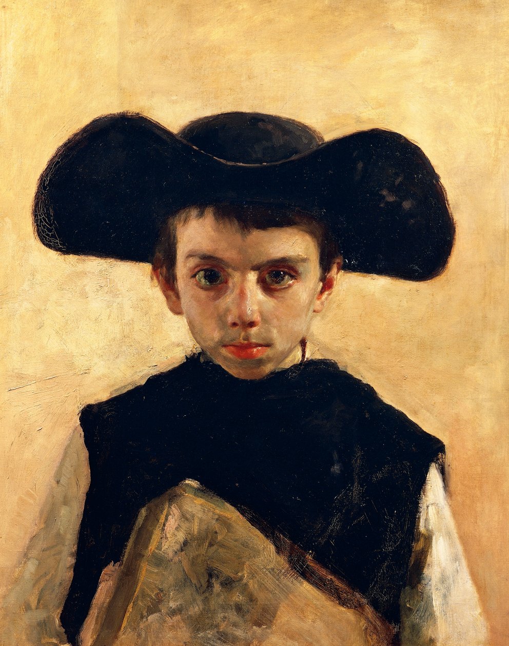 Prevetariello (kleine priester) door Antonio Mancini