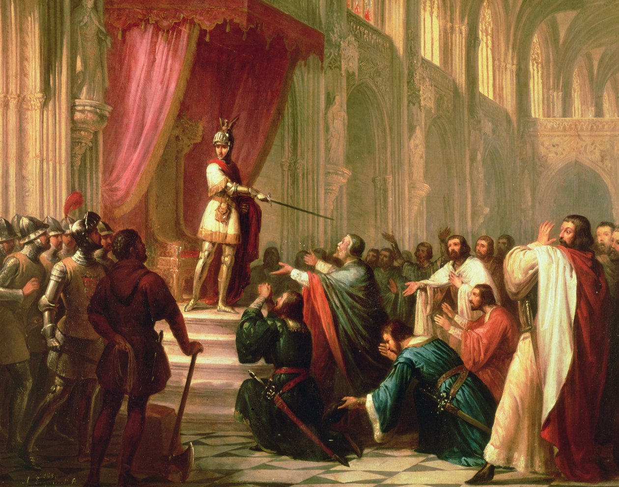 De Klok van Huesca door Antonio María Esquivel y Suárez de Urbina
