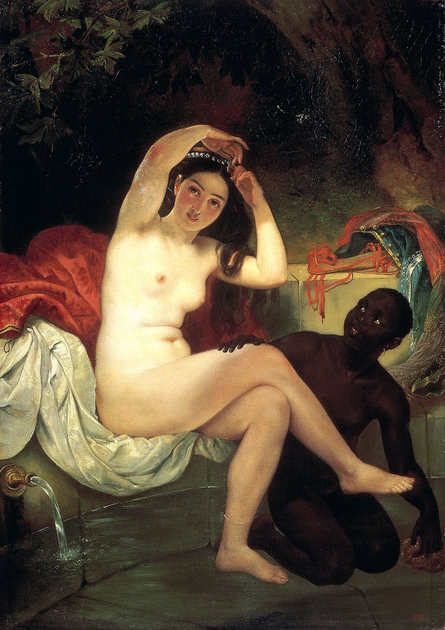 Badende Bathseba, 1832 door Antonio Molinari