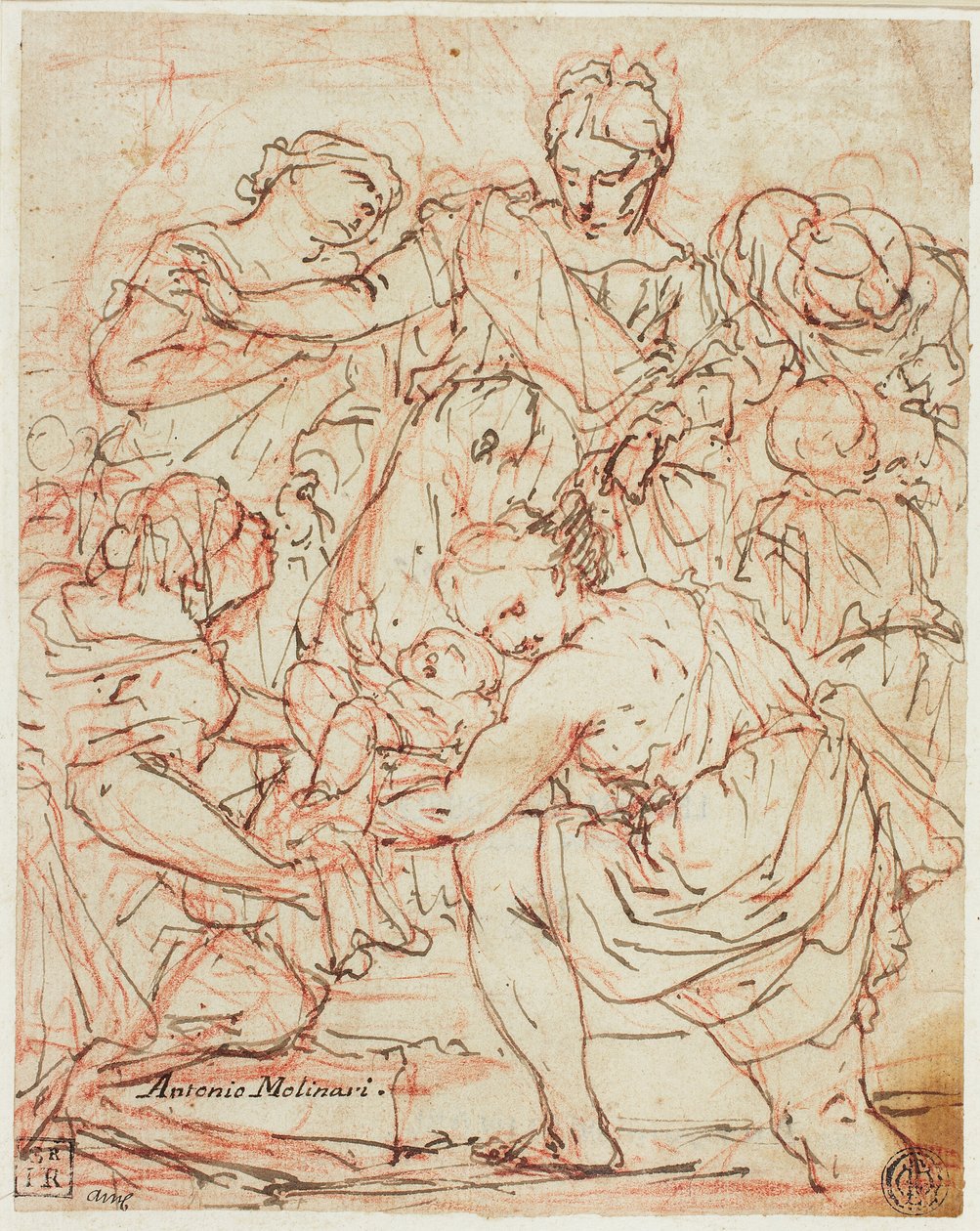 Vondst van Mozes door Antonio Molinari