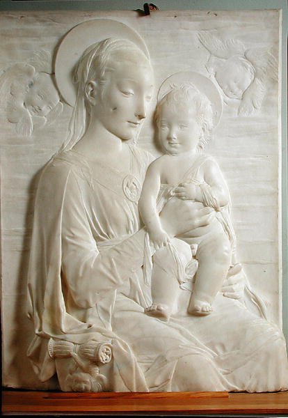 Madonna en kind door Antonio Rossellino