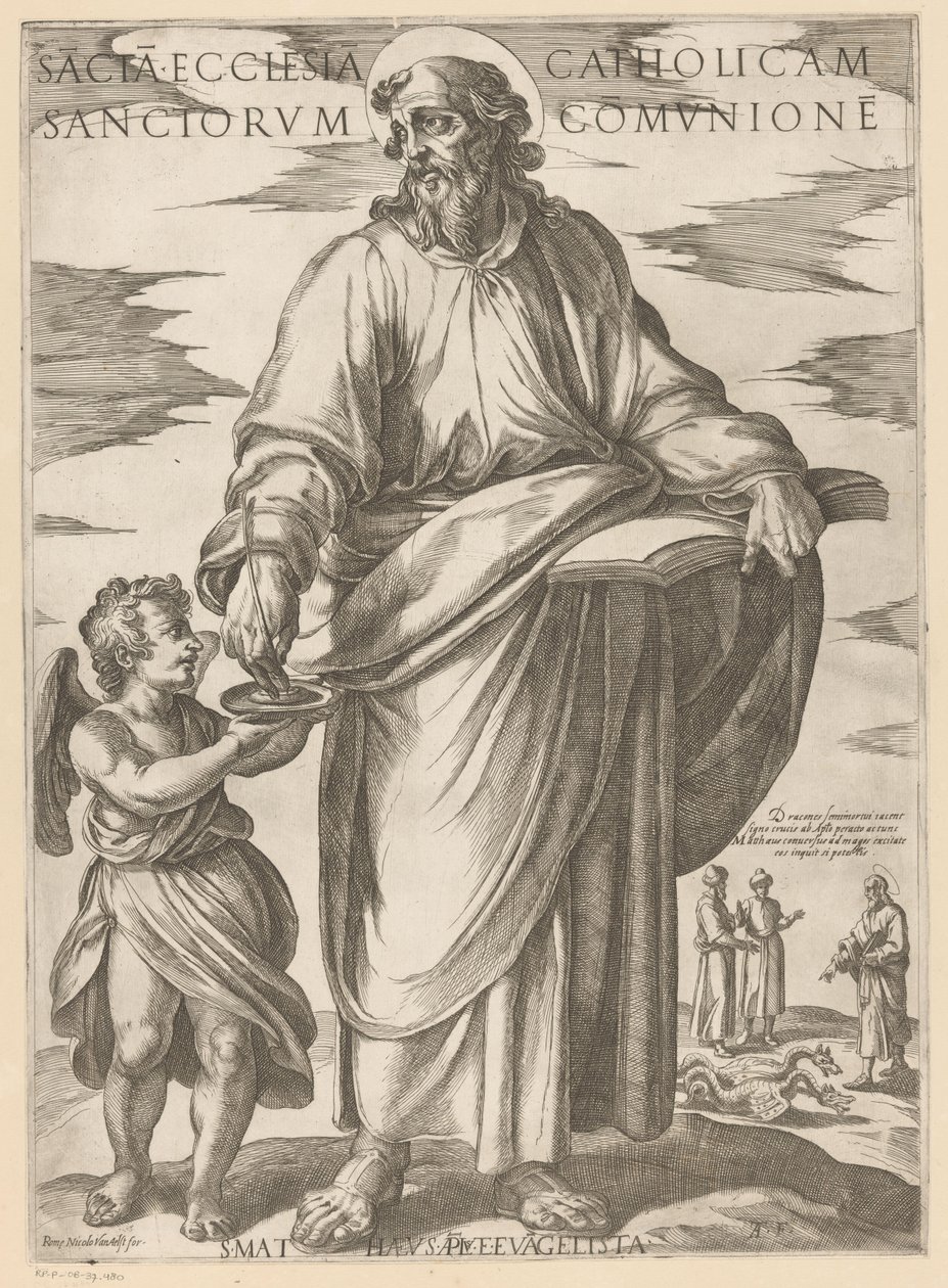 De heilige Matteüs door Antonio Tempesta