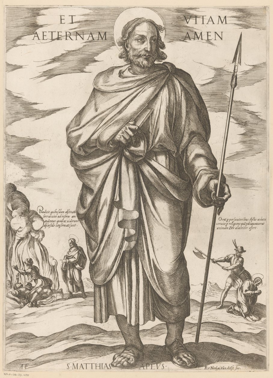 De heilige Mattias door Antonio Tempesta