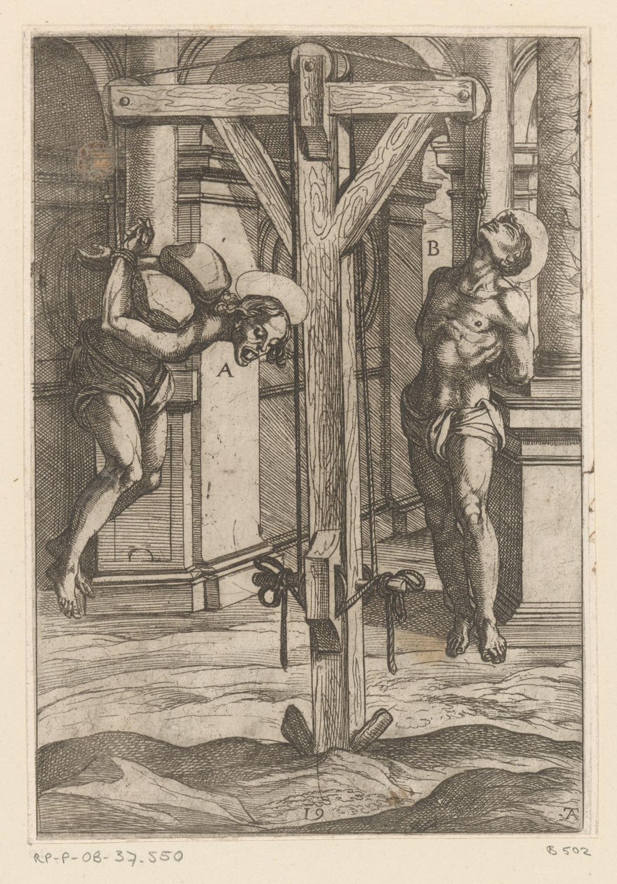 Ophanging aan kruis door Antonio Tempesta