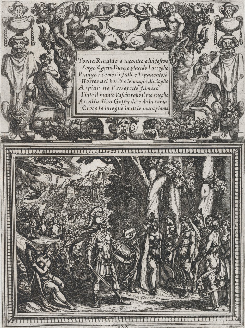 Plaat 18: Illustratie bij Canto XVIII, uit Torquato Tasso
