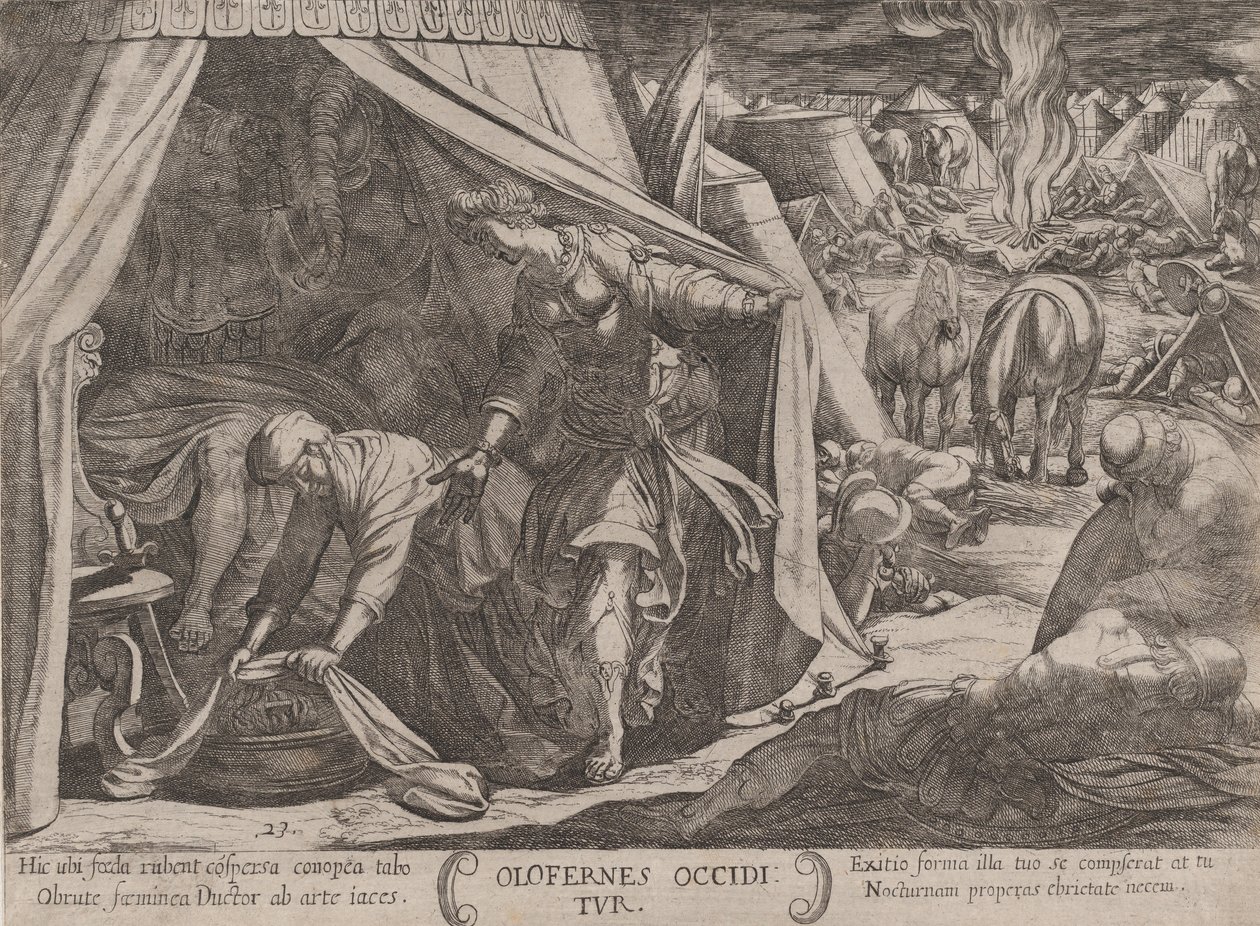Plaat 23: Judith en Holofernes, uit 
