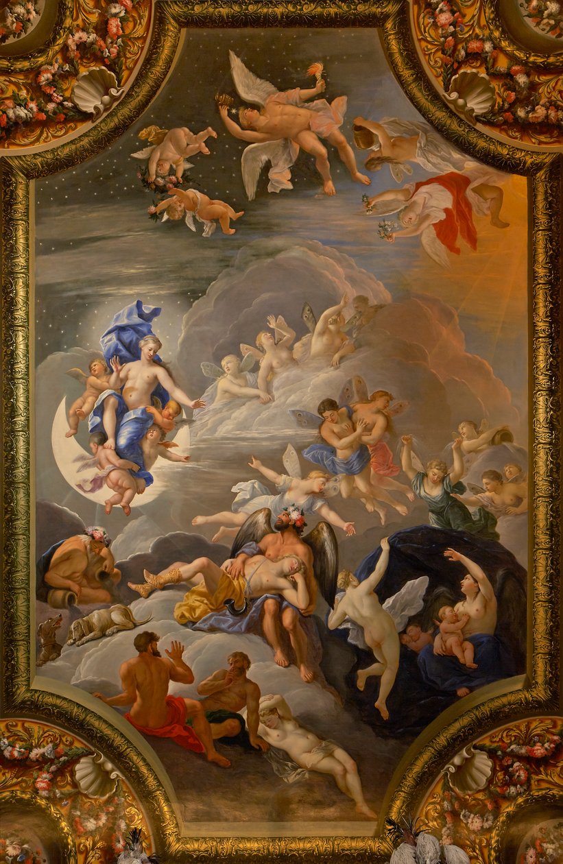 De Grote Slaapkamer van de Koning door Antonio Verrio