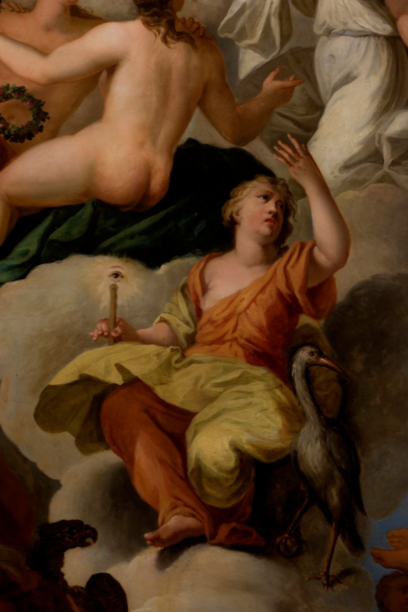 Waakzaamheid (detail) door Antonio Verrio