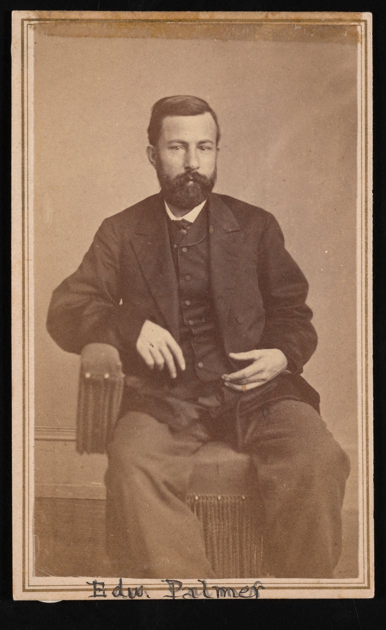 Portret van Edward Palmer 1829-1911, 1868-1869 door Antonio Zeno Shindler