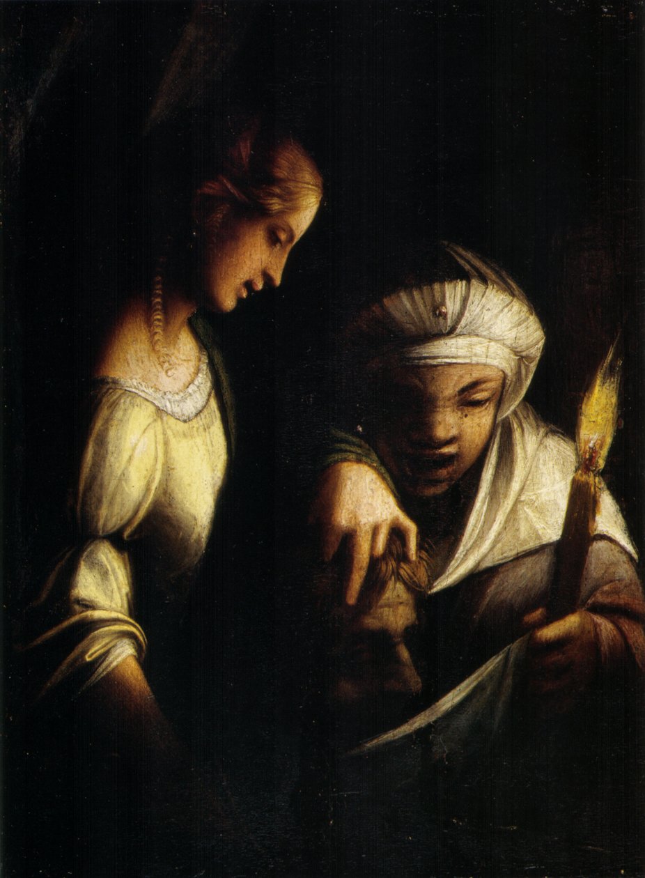 Judith en haar dienstmaagd door Antonio da Correggio