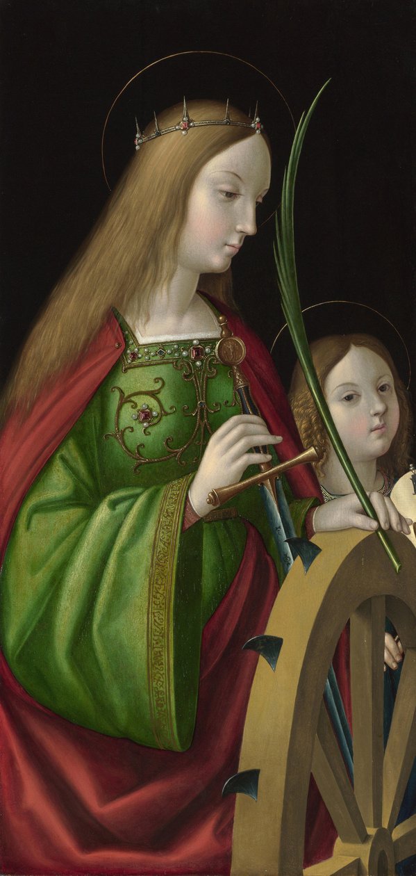 Sint-Catharina van Alexandrië door Antonio da Solario
