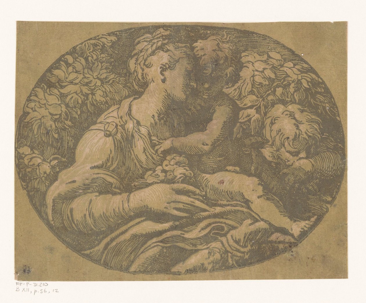 Maria met Kind en Johannes de Doper door Antonio da Trento