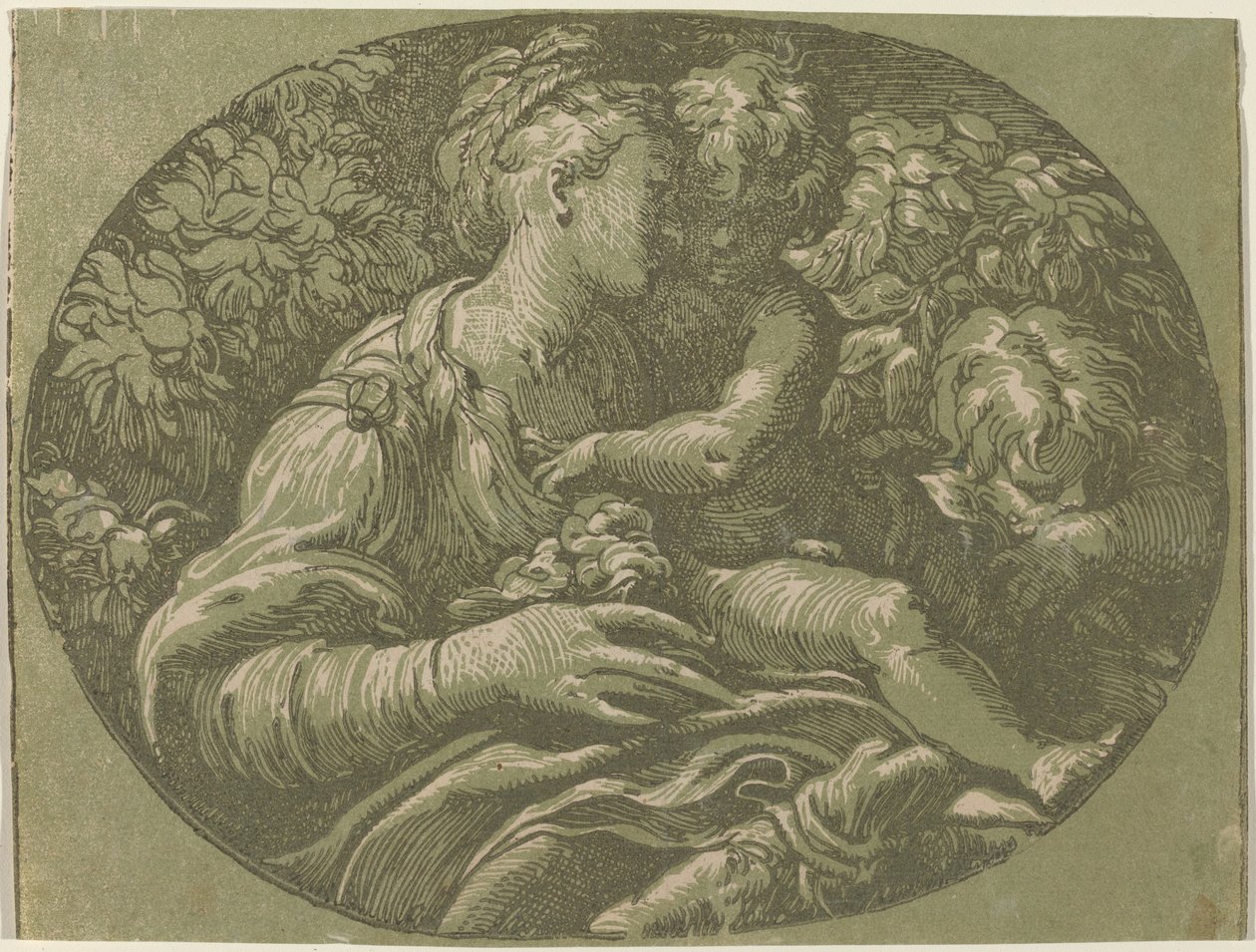 De Maagd met de Roos door Antonio da Trento