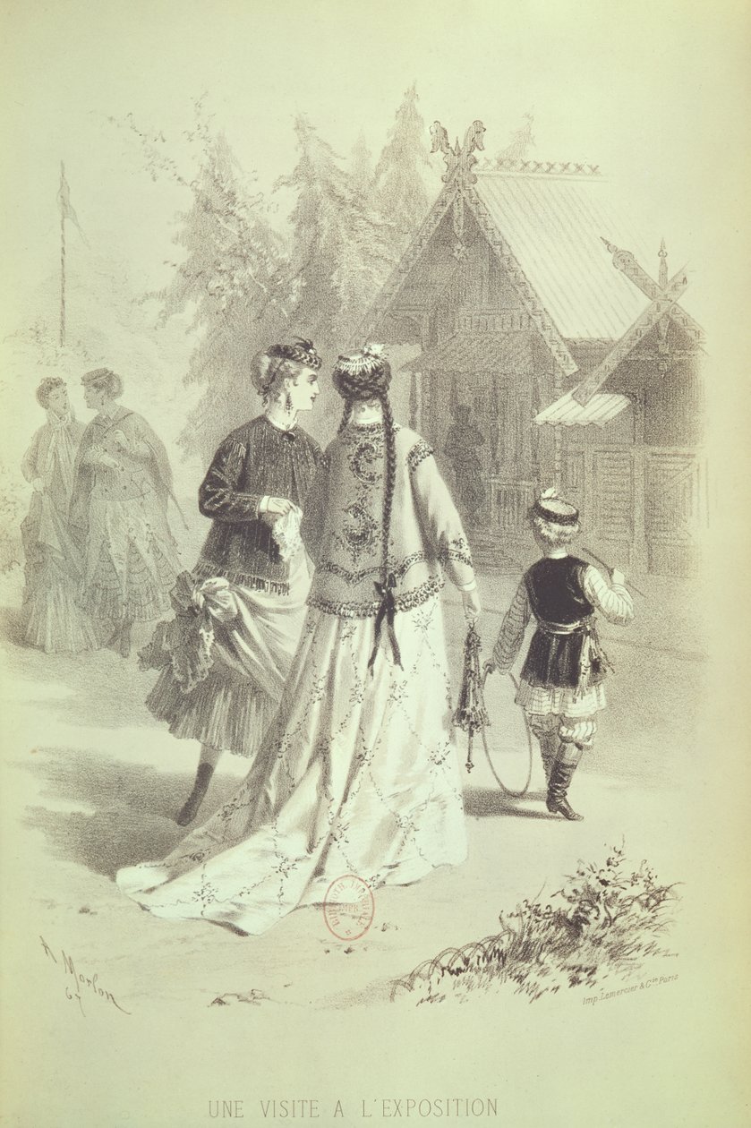 Een bezoek aan de Wereldtentoonstelling in Parijs in 1867 door Antony Paul Emile Morlon