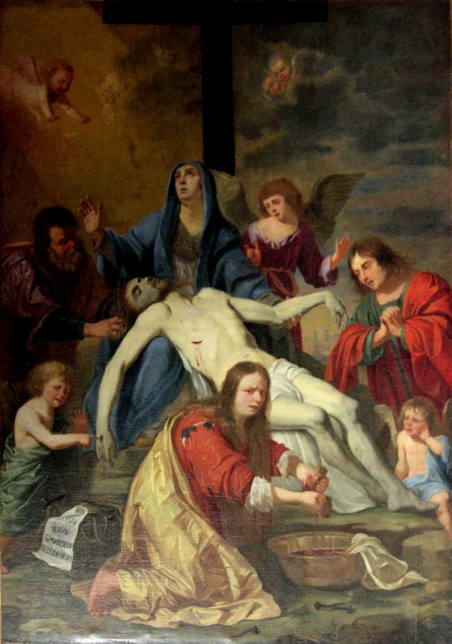 De klaagzang over de dode Christus



















" door Antoon van den Heuvel