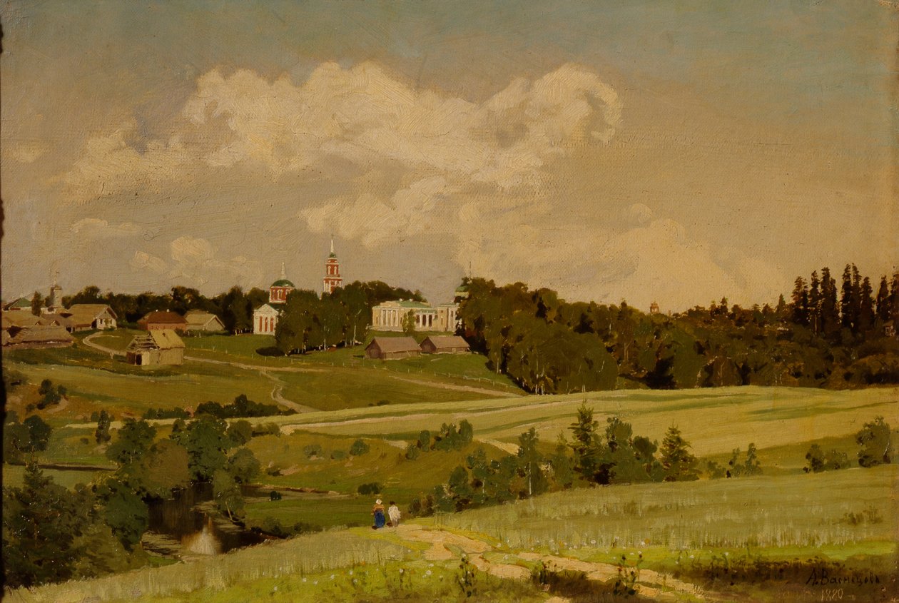 Het Akhtyrka-landgoed, 1880 door Apollinari Mikhailovich Vasnetsov