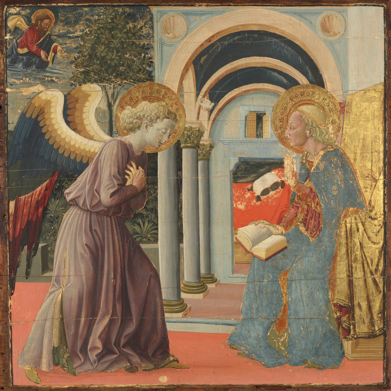 De annunciatie door Apollonio di Giovanni