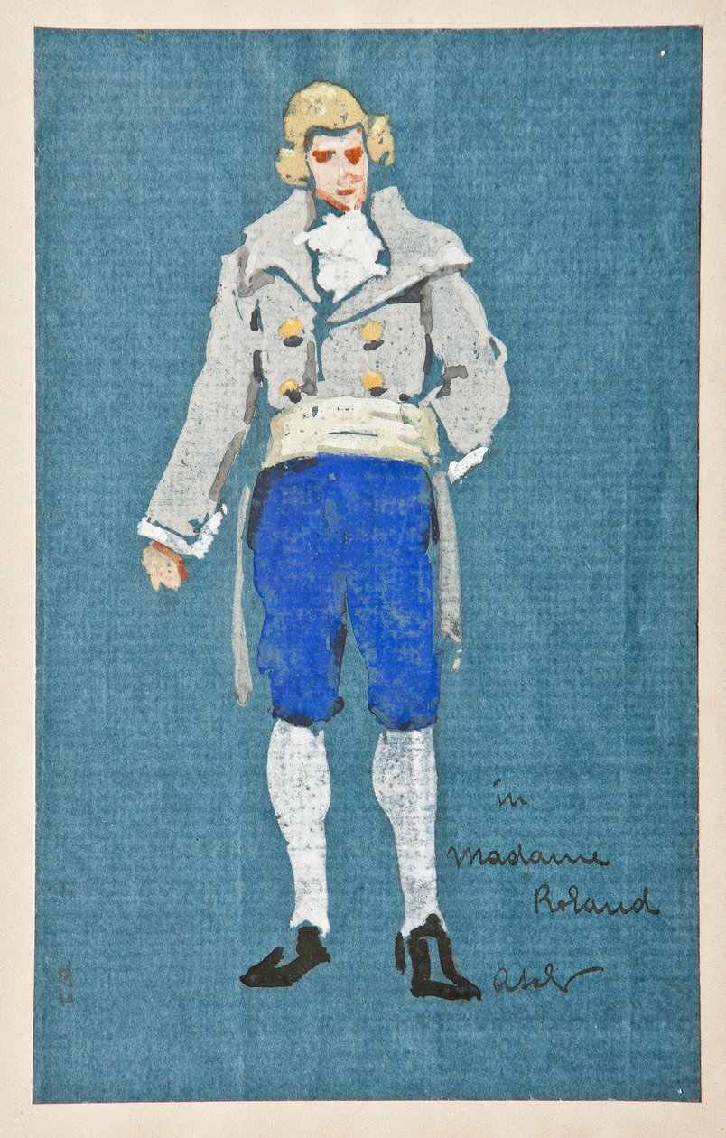 Schets voor Theater door Arcangelo Salvarani