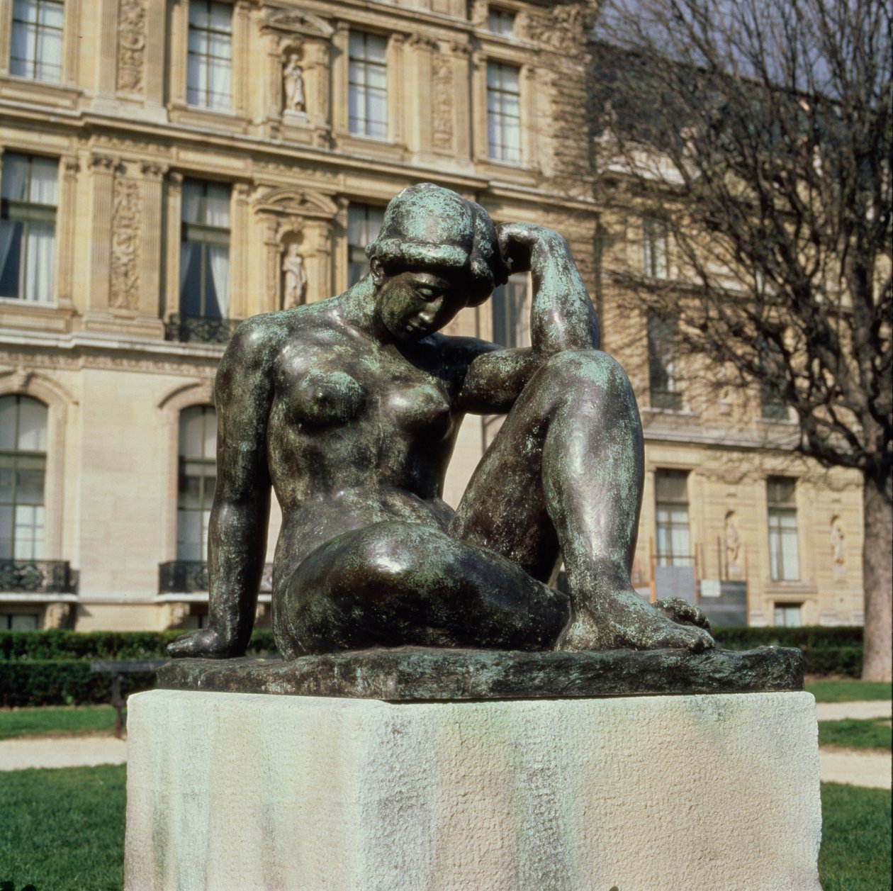 La Méditerranée, Place du Carrousel, Louvre, Parijs, 1902-05 (brons) door Aristide Maillol