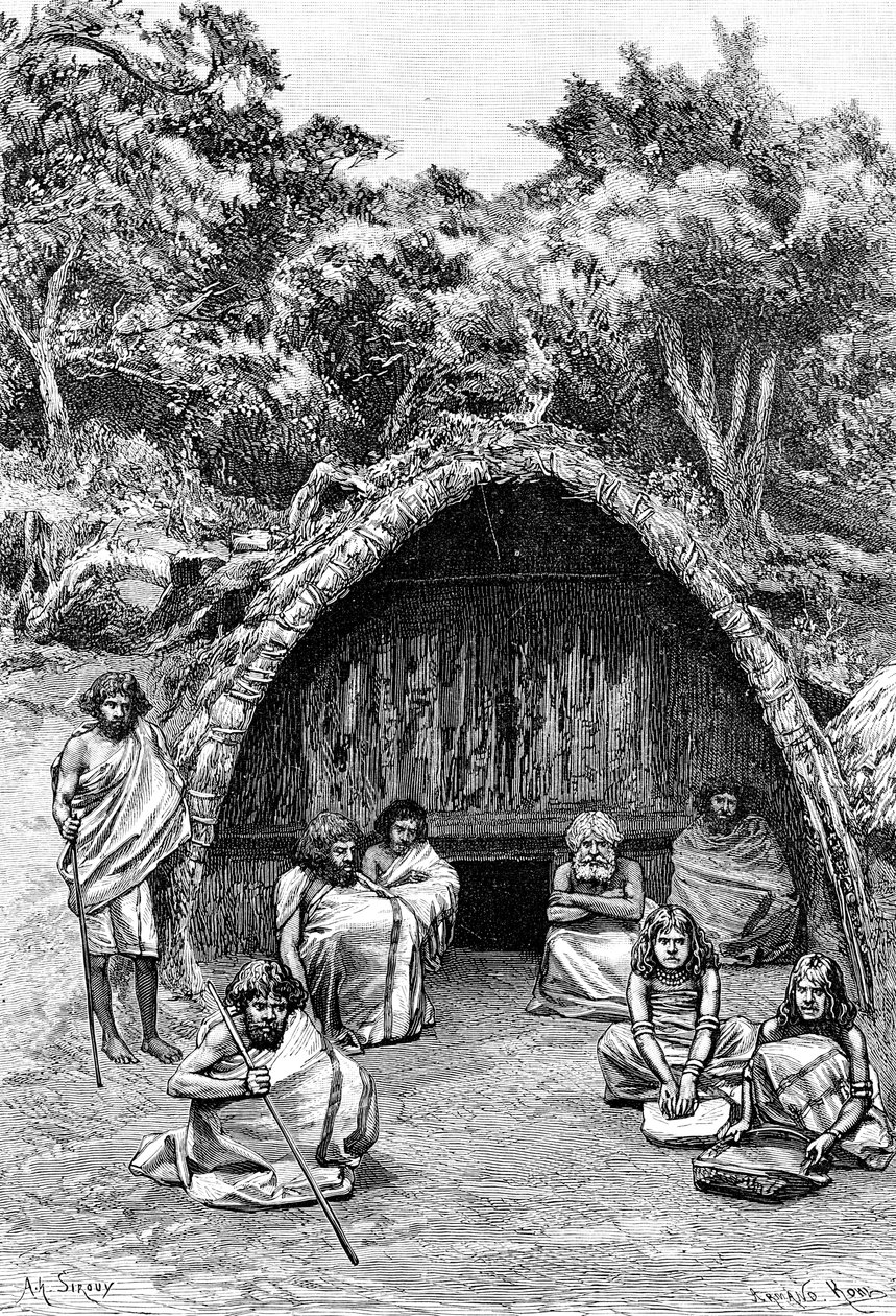 Todas, India, 1895 door Armand Kohl