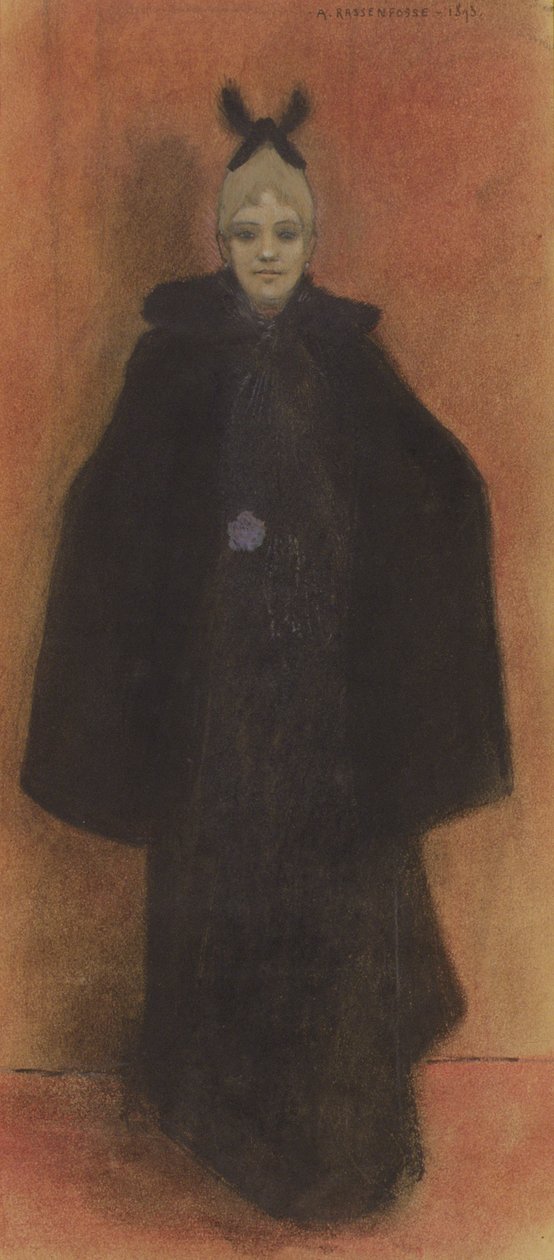 Elegante staand, 1893 door Armand Rassenfosse