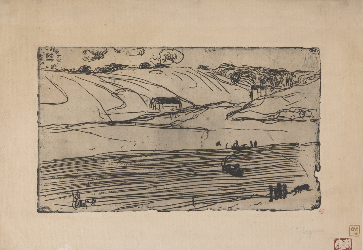 La Peche (Vissen) 1893 door Armand Séguin