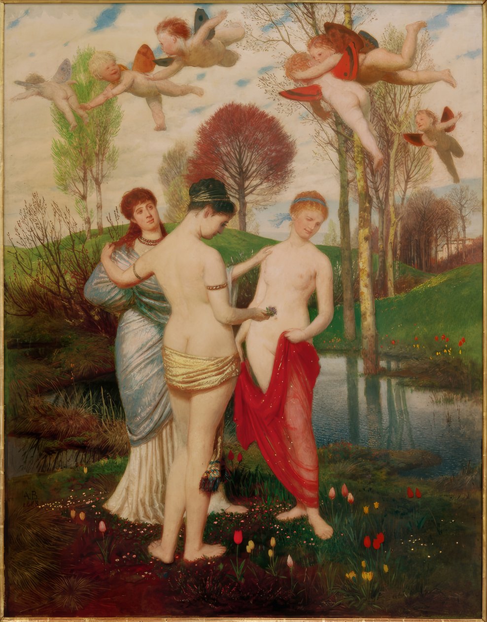 Lentehymne door Arnold Böcklin