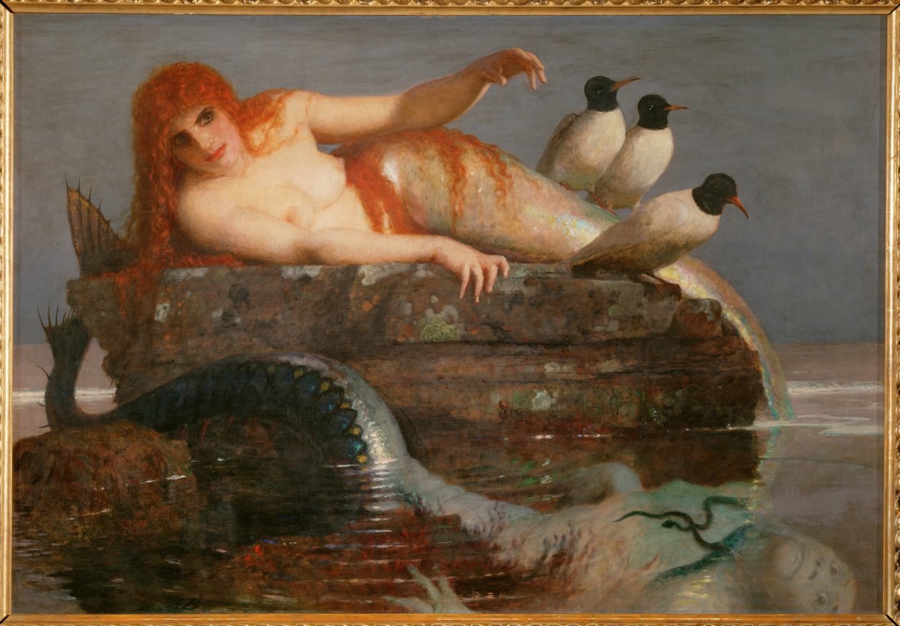 Meeresstille - De stilte van de zee ... door Arnold Böcklin