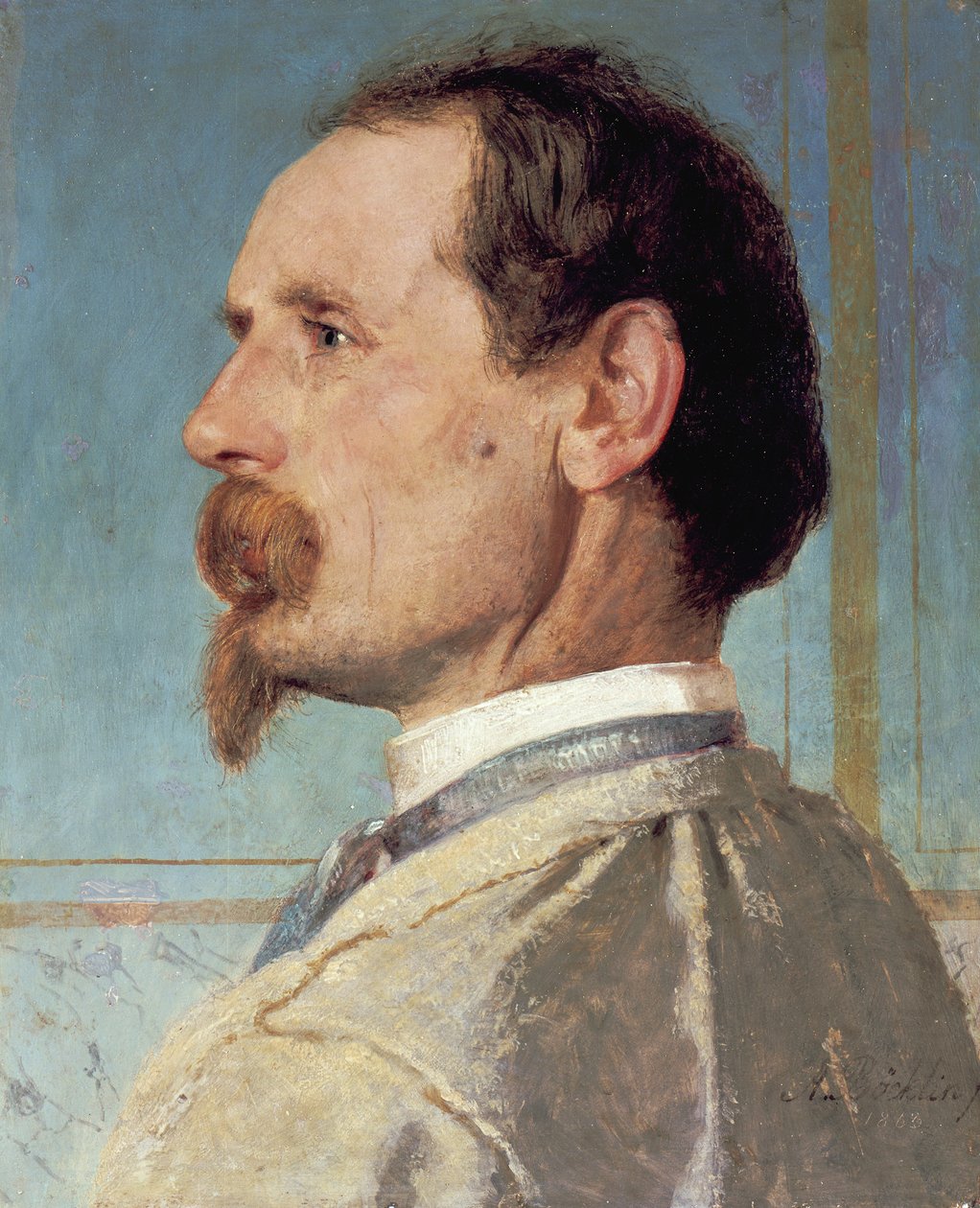 De beeldhouwer Josef von Kopf door Arnold Böcklin
