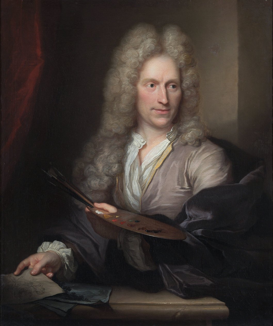 Portrait of Jan van Huysum door Arnold Boonen