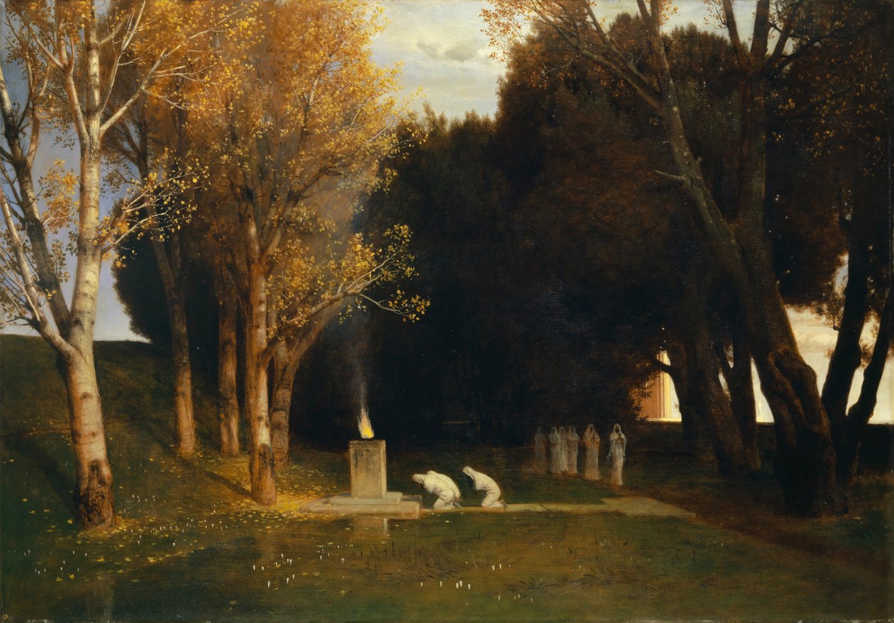 Heilige bos door Arnold Böcklin