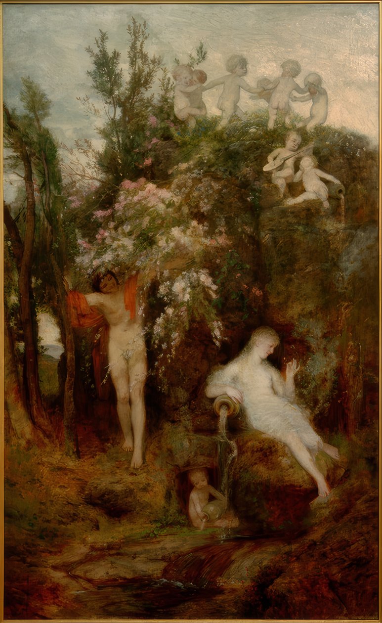 Lenteliefde door Arnold Böcklin