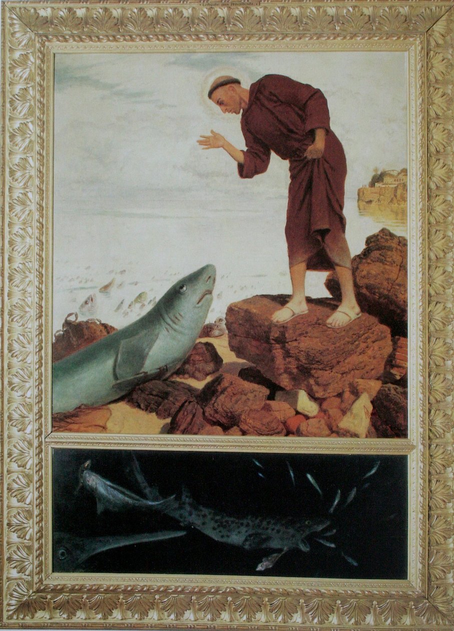 De preek van Antonius door Arnold Böcklin