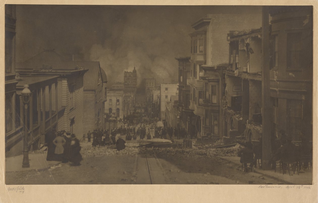 San Francisco, 18 april 1906 door Arnold Genthe
