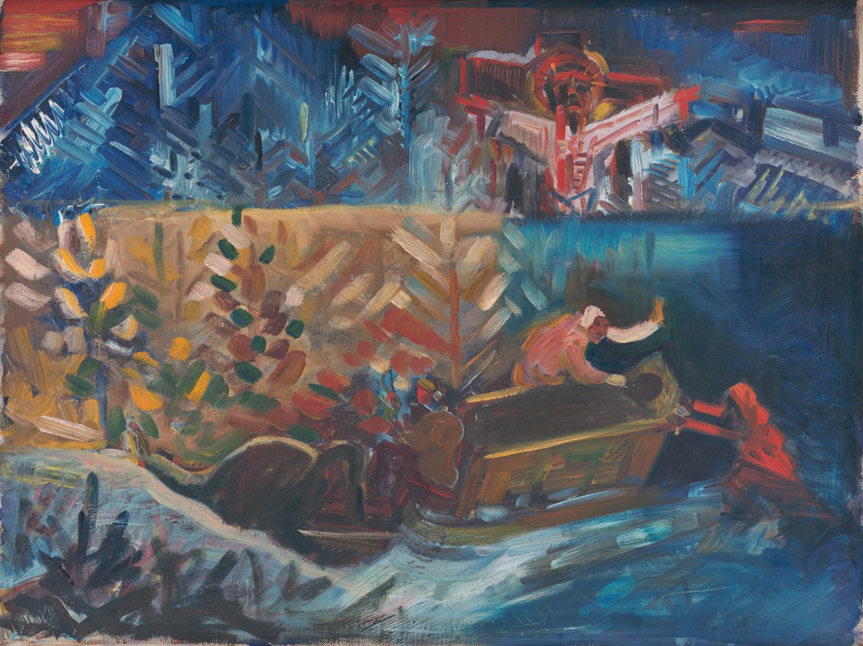 De zieken dragen, ca. 1940 door Arnold Peter Weisz Kubincan