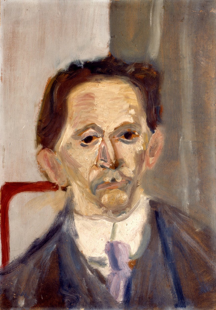 ZEMLINSKY, Alexander von - portret door Arnold Schoenberg, Oostenrijkse componist en dirigent door Arnold Schoenberg
