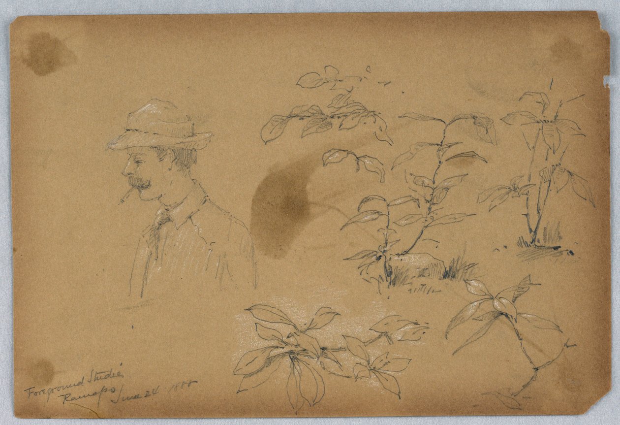 Voorgrondstudies, Ramapo door Arnold William Brunner