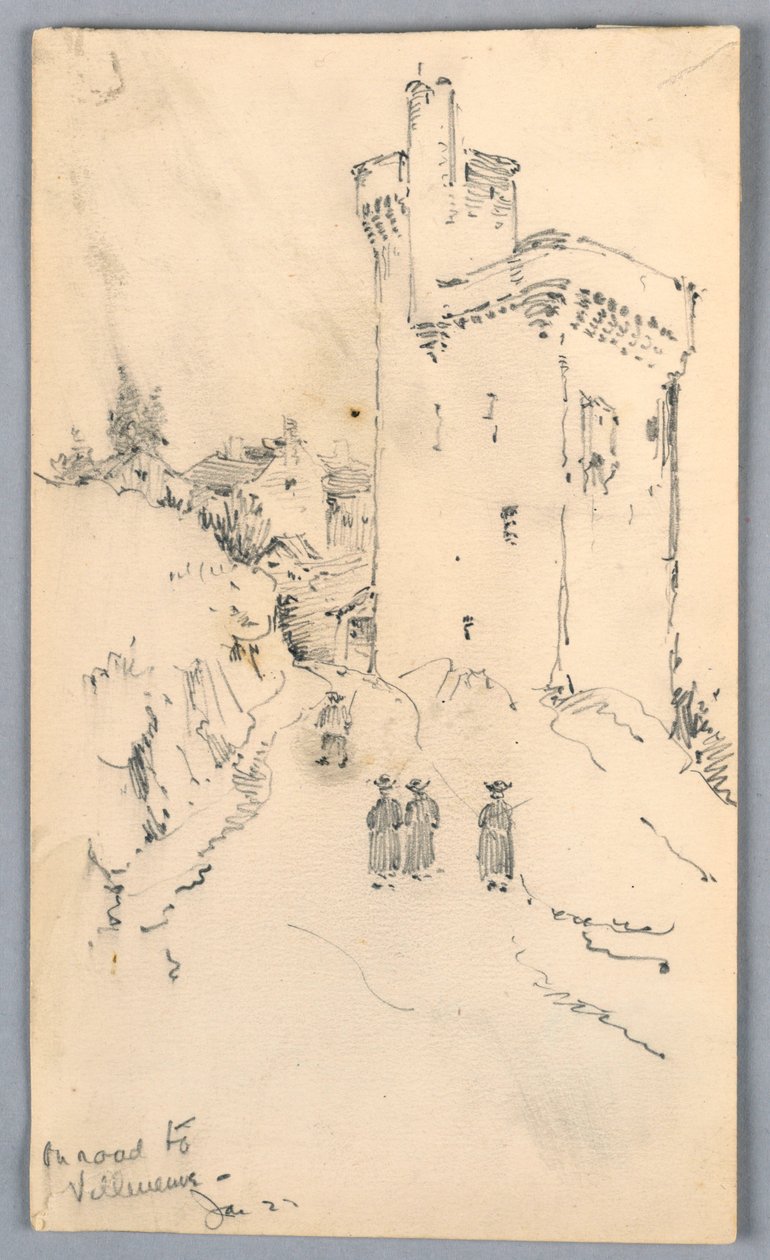Op weg naar Villeneuve door Arnold William Brunner