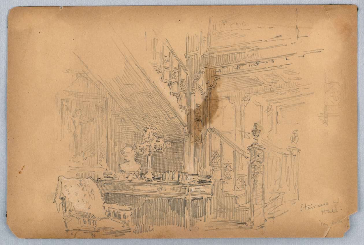 Trap—Mossley Hall door Arnold William Brunner