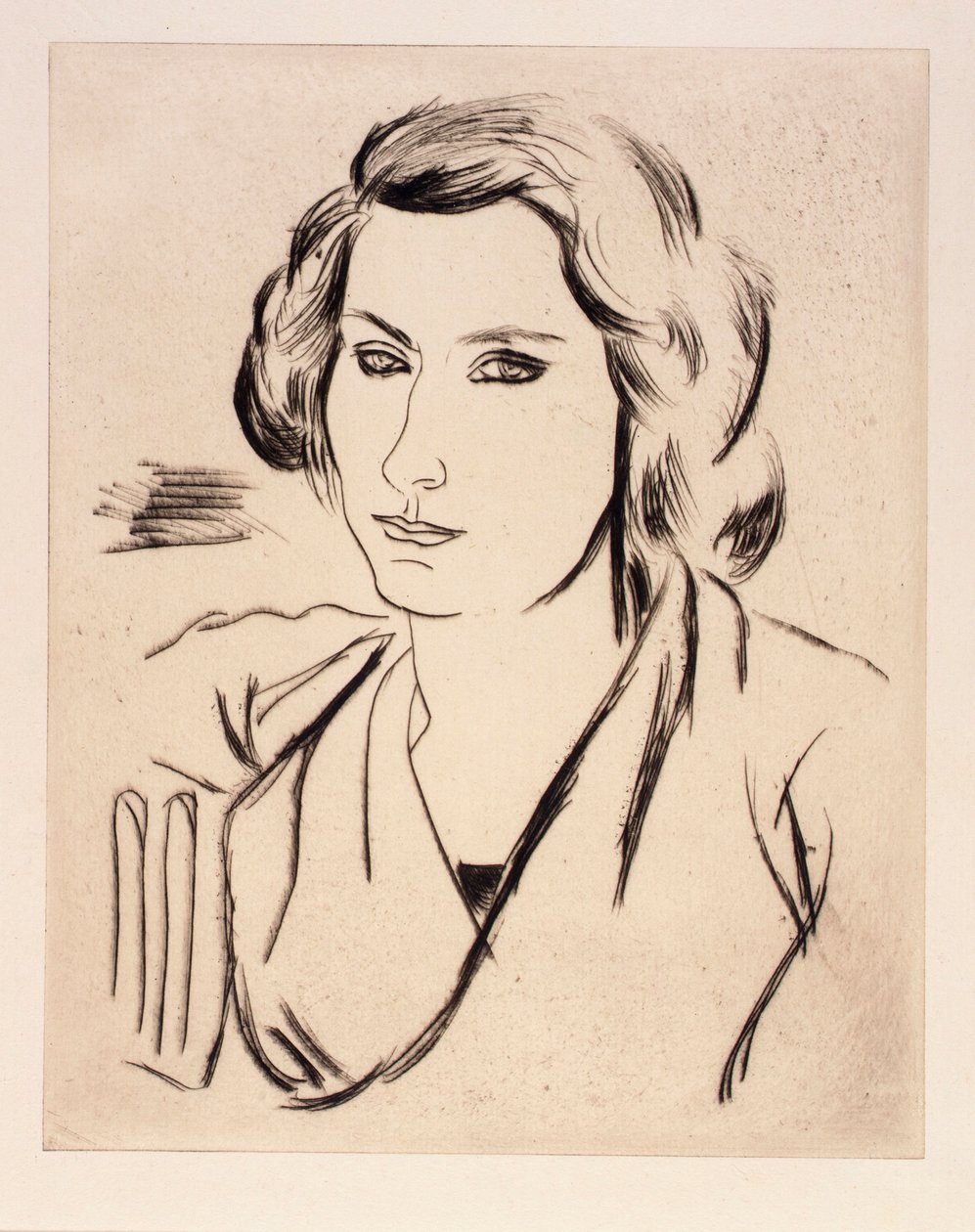 Jonge vrouw door Arshile Gorky