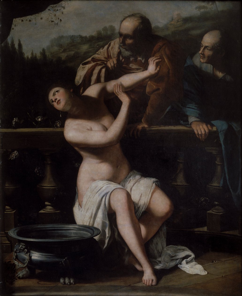 Susanna en de ouderlingen door Artemisia Gentileschi
