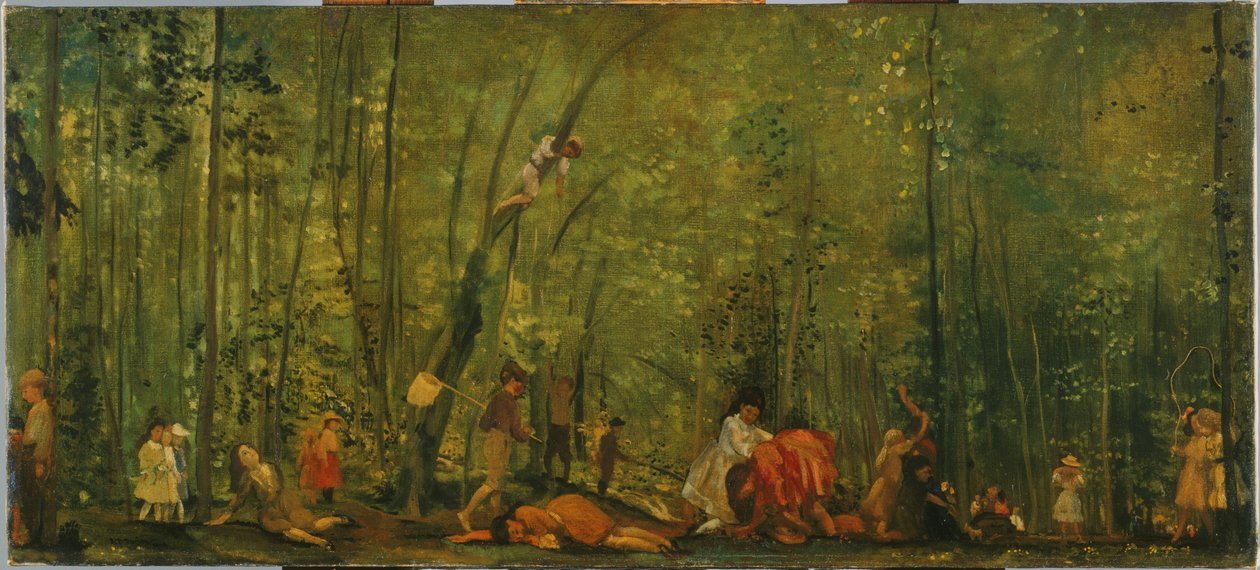 Lentetijd van vreugde door Arthur Bowen Davies